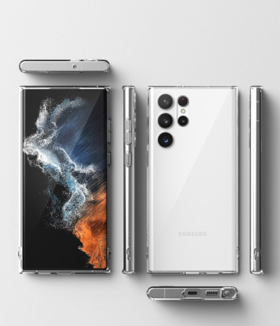 Оригинальный чехол Ringke Air на Samsung Galaxy S23 Ultra - прозрачный