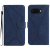 Чехол-книжка Stitching Embossed Leather для Google Pixel 9a - синий