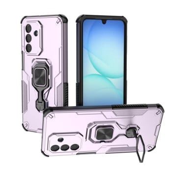 Противоударный чехол Metal Kickstand TPU Hybrid PC на Samsung Galaxy A17 5G - фиолетовый
