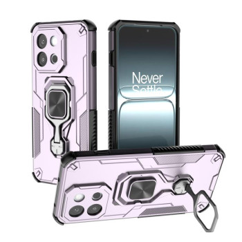 Противоударный чехол Metal Kickstand TPU Hybrid PC для OnePlus 13T - фиолетовый
