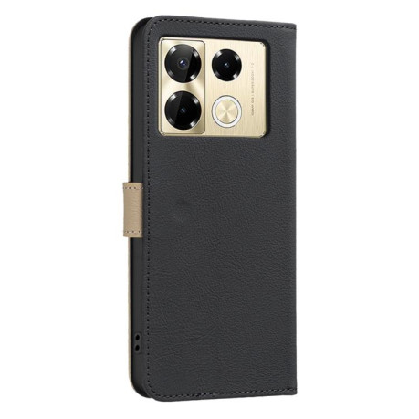 Противоударный чехол Shield Frame Holder MagSafe для Infinix Note 40 Pro / 40 Pro+ - черный