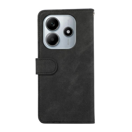 Чехол-книжка ABEEL Color Block Magnetic RFID Leather на  Xiaomi Redmi Note 14 4G 164.48mm - черный