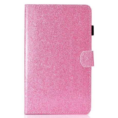 Чехол-книжка Varnish Glitter Powder для iPad mini 6 - розовый