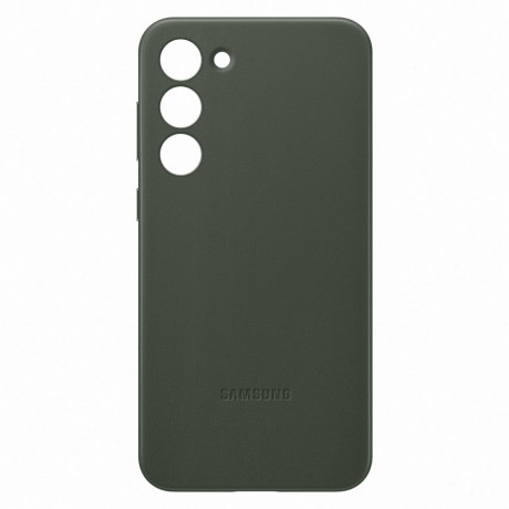 Оригінальний чохол Samsung Leather Cover для Samsung Galaxy S23 Plus - green