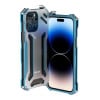 Протиударний металевий чохол R-JUST Armor Metal на iPhone 14 Pro - синій