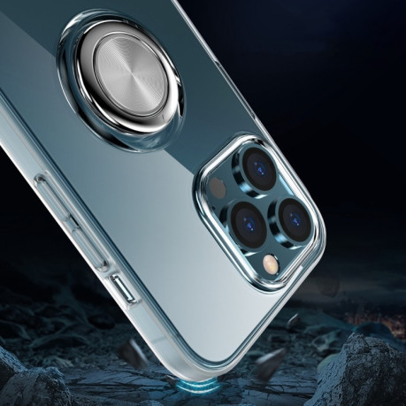 Противоударный чехол Matte with Ring Holder для iPhone 13 Pro Max - белый