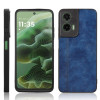 Ударозащитный чехол Sewing Cow Pattern для Motorola Moto G35 5G - синий