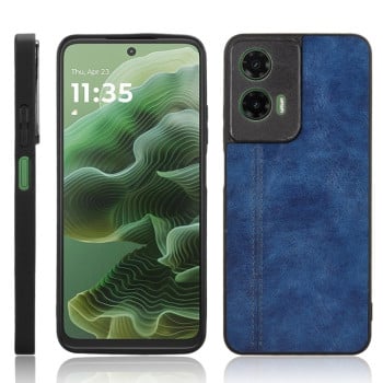 Ударозащитный чехол Sewing Cow Pattern для Motorola Moto G35 5G - синий