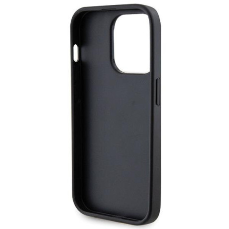 Оригинальный чехол Guess Strass Metal для iPhone 15 Pro Max - black(GUHCP15XPS4DGPK)