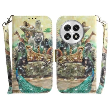 Чохол-книжка 3D Painting для OnePlus 13 - Zoo