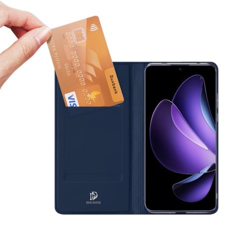 Чехол-книжка DUX DUCIS Skin Pro Series на OPPO Reno13 F/Reno13 FS - синий