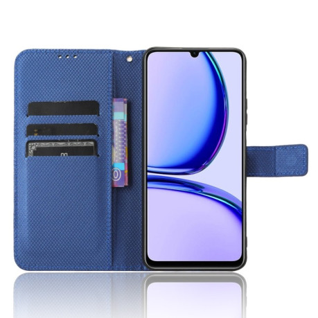 Чехол-книжка Diamond Texture для Realme Note 50 4G - синий