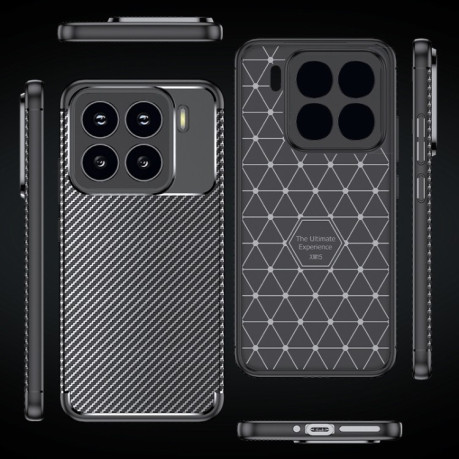 Ударозащитный чехол HMC Carbon Fiber Texture на Xiaomi 15 Pro - черный