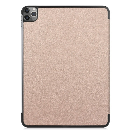 Чехол-книжка Custer Texture Smart на iPad Air 4 10.9 2020/Pro 11 2021/2020/2018 - золотой
