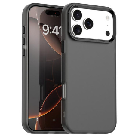 Противоударный чехол Candy Series для iPhone 17 Pro Max - черный