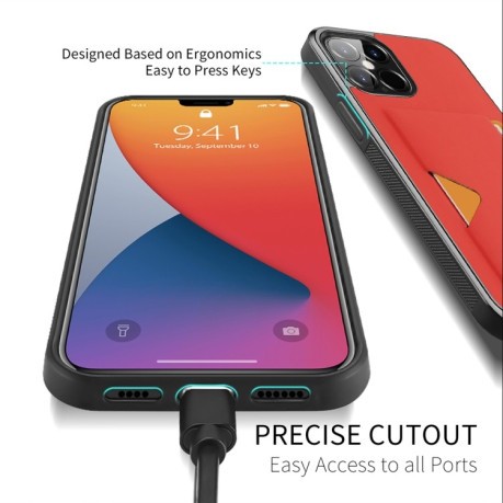 Чохол DUX DUCIS Pocard Series на iPhone 12 Pro Max - червоний