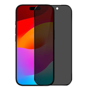Захисне скло NORTHJO A++ Screen Protector Full Glue Silk Printing на iPhone 18 Pro Max — чорне