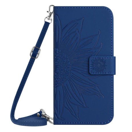 Чехол-книжка Skin Feel Sun Flower для Infinix Note 50 Pro+ 5G - синий