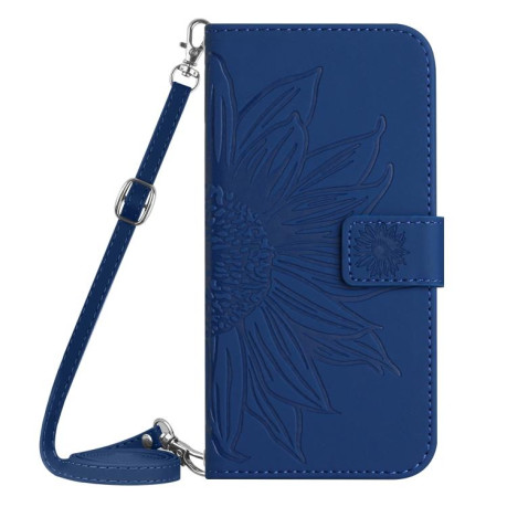 Чехол-книжка Skin Feel Sun Flower для Motorola Edge 60 5G - синий