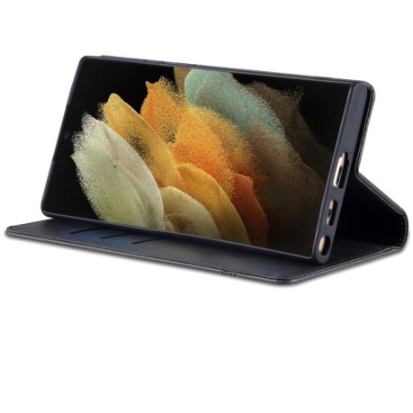 Чохол-книжка AZNS Magnetic Calf Samsung Galaxy S22 Ultra 5G - чорний