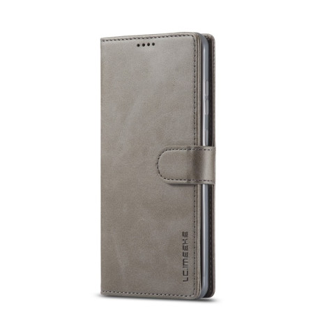 Чехол книжка LC.IMEEKE Calf Texture на Samsung Galaxy A72 - серый