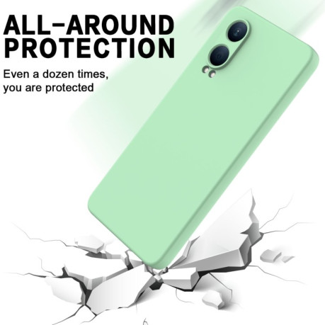 Силіконовий чохол Solid Color Liquid Silicone для OnePlus Nord CE4 Lite Pro XL - зелений