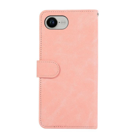 Чохол-книжка ABEEL Color Block Magnetic RFID Leather для iPhone 16e - Pink-Cyan