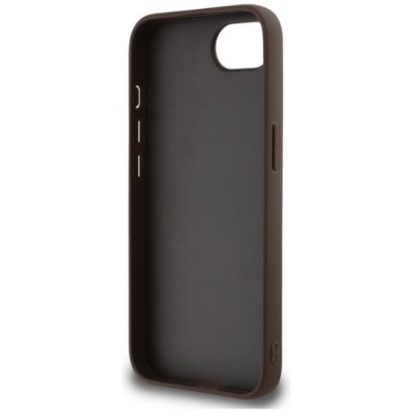 Оригінальний чохол Guess Big Metal Logo для iPhone 16e - Brown