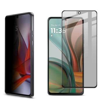 Захисне скло IMAK HD Anti-spy для Motorola Moto G75 5G - чорне