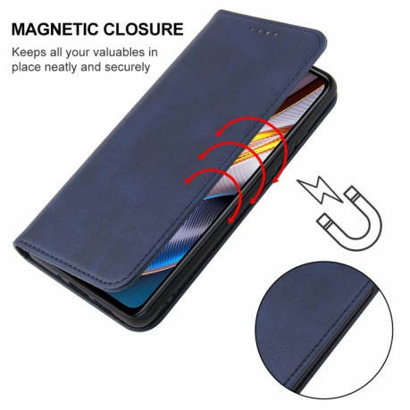 Чехол-книжка Magnetic Closure для Xiaomi Poco X4 GT - синий