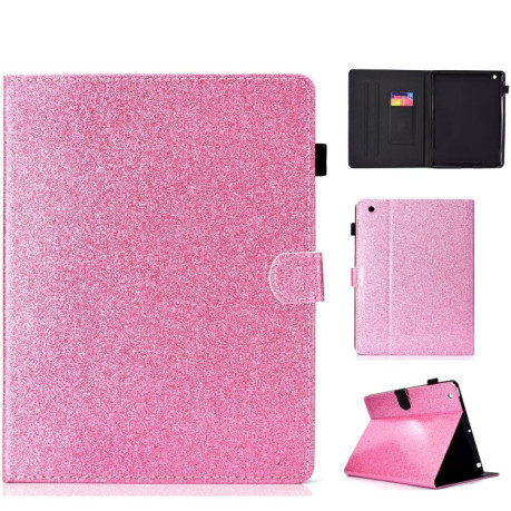 Чохол-книжка Varnish Glitter Powder на iPad 2/3/4 - рожевий