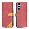 Чохол-книжка Matching Double Sewing для Samsung Galaxy A54 5G - червоний