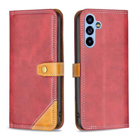 Чохол-книжка Matching Double Sewing для Samsung Galaxy A54 5G - червоний