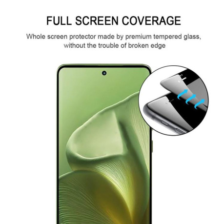 Захисне скло 3D Curved Edge Full Screen для Motorola Edge 60 - чорне