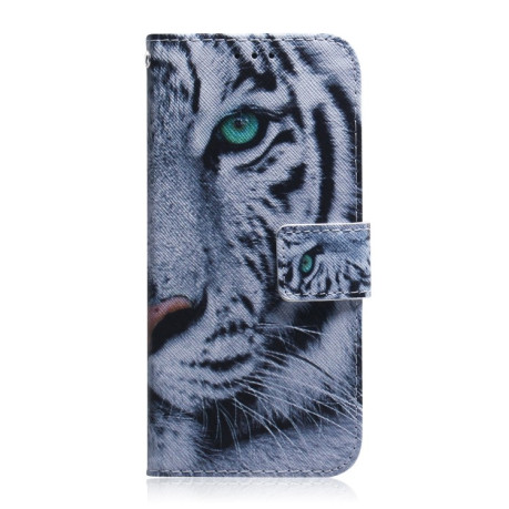 Чехол-книжка Coloured Drawing для iPhone 16e - Tiger