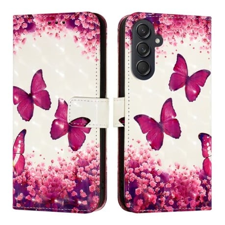 Чохол-книжка 3D Painting для Samsung Galaxy M55 - Butterfly