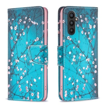 Чохол-книжка Colored Drawing Pattern для Samsung Galaxy A24 4G - Plum Blossom