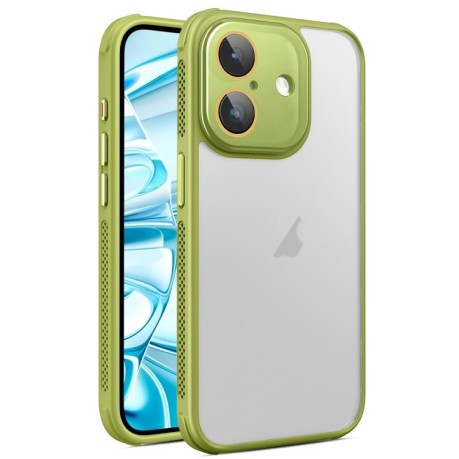 Протиударний чохол Side Cooling Skin Feel Frosted для iPhone 16 Plus - зелений