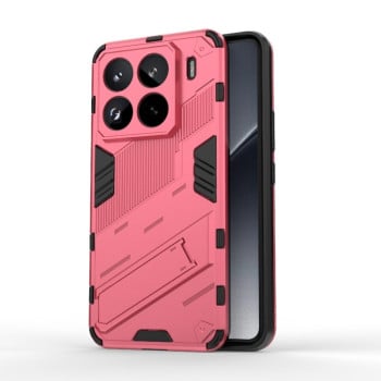 Протиударний чохол Punk Armor з підставкою на Xiaomi 15 Pro 5G - світло-червоний