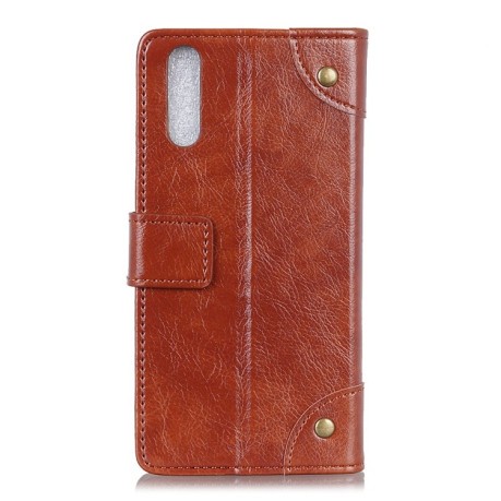 Чохол-книжка Copper Buckle Nappa для Samsung Galaxy A03 Core - коричневий