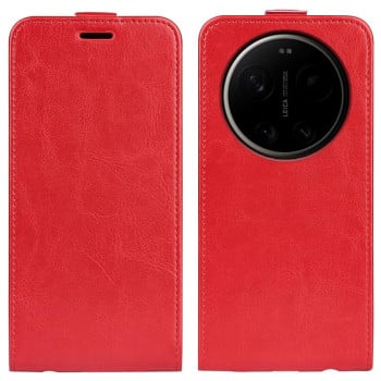 Фліп-чохол R64 Texture Single на Xiaomi 17 Ultra — червоний