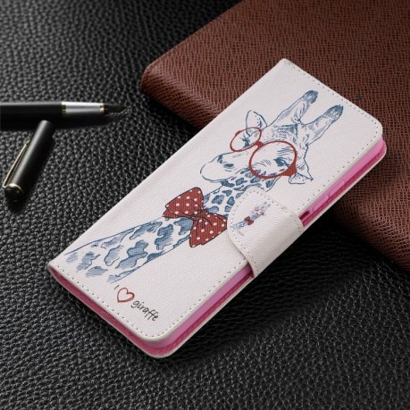 Чохол-книжка Colored Drawing Series на Xiaomi Mi 10T/10 Pro - Giraffe