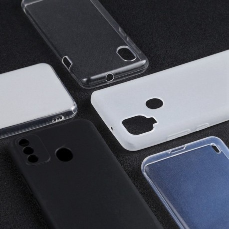 Противоударный силиконовый чехол для Samsung Galaxy A55 - черный