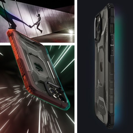 Оригінальний чохол Spigen Nitro Force для iPhone 12 Pro Max Matte Black