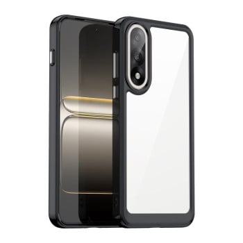 Чохол Colorful Acrylic Series із кольоровим бампером на OnePlus Nord 5 5G - чорний