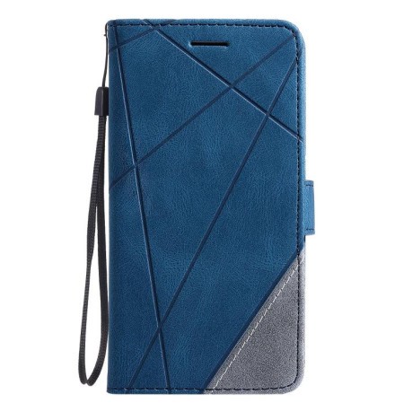 Чохол-книжка Skin Feel Splicing для Motorola Moto G75 5G - синій