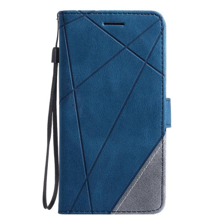 Чехол-книжка Skin Feel Splicing для OPPO Reno13 5G - синий