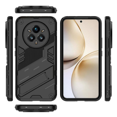 Противоударный чехол Punk Armor для Realme 14 Pro+ 5G - черный