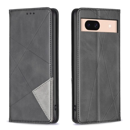 Чохол-книжка Rhombus Texture для Google Pixel 8a - чорний