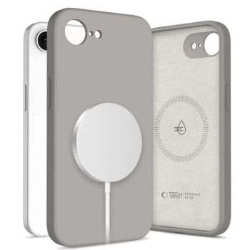Чехол Tech-Protect Liquid Silicone MagSafe для iPhone 16e - Gray